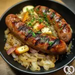 Bratwurst mit Sauerkraut