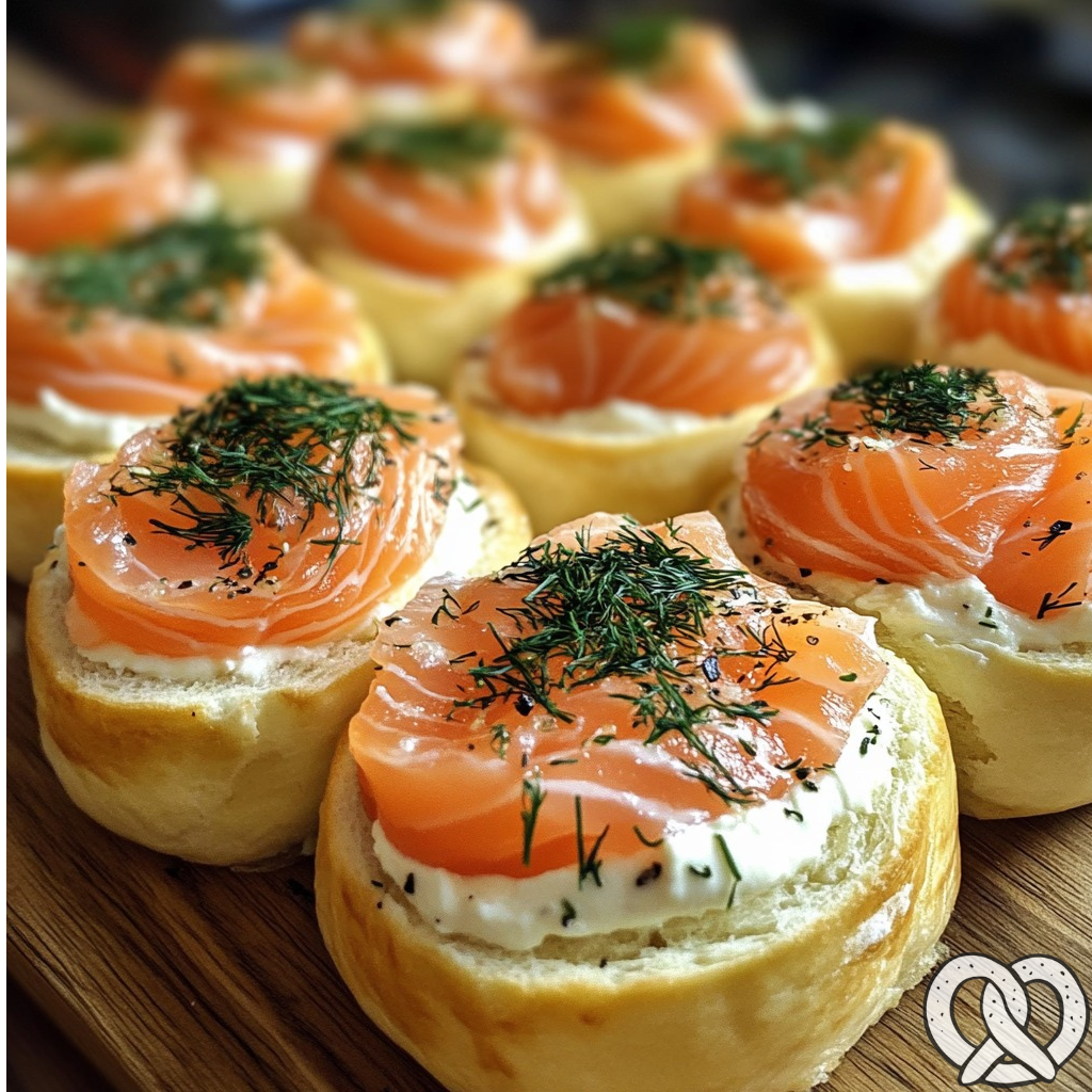 Oopsie Rolls mit Lachs und Dill